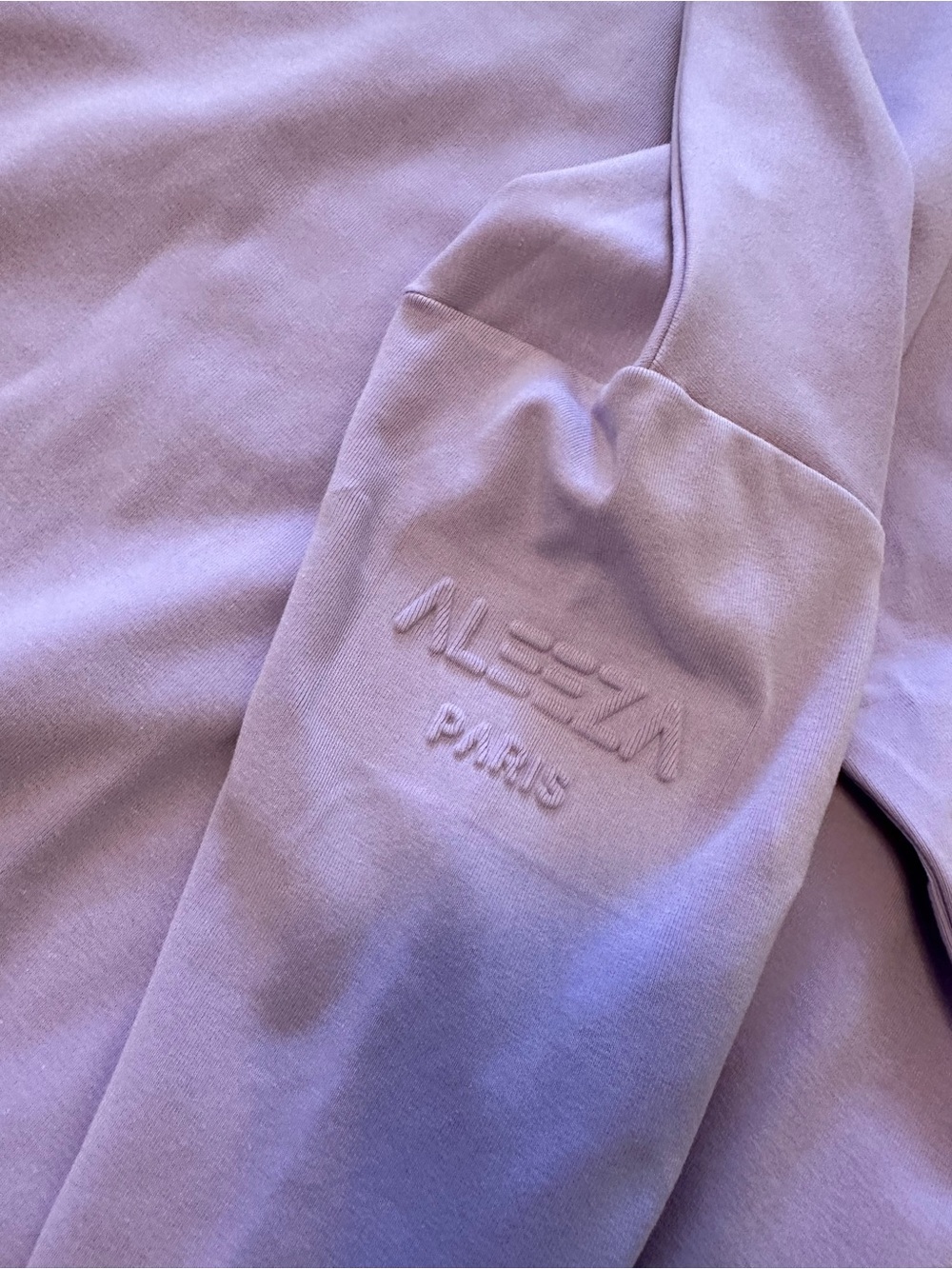Aleeza Paris Women's Long Sleeve Tee — Lavender - Picture 2 of 3